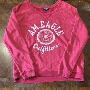 American Eagle Women’s Sweatshirt. Large. Burgundy.